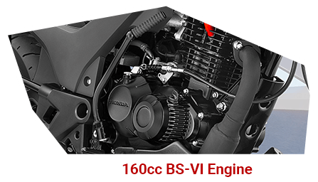3-Step Adjustable Rear SuspensionThis special edition Activa comes with black chrome highlights, both on the front and on the logo carved on the side panels, projecting the premium essence of the scooter.