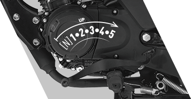 3-Step Adjustable Rear SuspensionThis special edition Activa comes with black chrome highlights, both on the front and on the logo carved on the side panels, projecting the premium essence of the scooter.