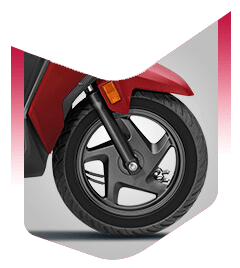 3-Step Adjustable Rear SuspensionThis special edition Activa comes with black chrome highlights, both on the front and on the logo carved on the side panels, projecting the premium essence of the scooter.