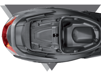 3-Step Adjustable Rear SuspensionThis special edition Activa comes with black chrome highlights, both on the front and on the logo carved on the side panels, projecting the premium essence of the scooter.