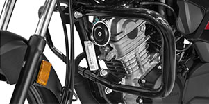 3-Step Adjustable Rear SuspensionThis special edition Activa comes with black chrome highlights, both on the front and on the logo carved on the side panels, projecting the premium essence of the scooter.