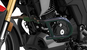 3-Step Adjustable Rear SuspensionThis special edition Activa comes with black chrome highlights, both on the front and on the logo carved on the side panels, projecting the premium essence of the scooter.