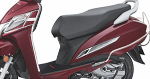 3-Step Adjustable Rear SuspensionThis special edition Activa comes with black chrome highlights, both on the front and on the logo carved on the side panels, projecting the premium essence of the scooter.