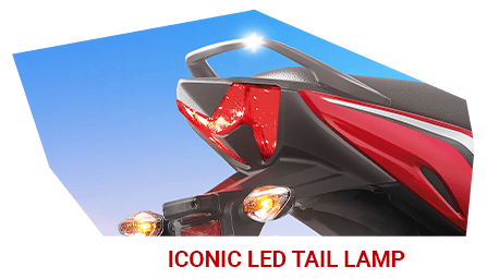 3-Step Adjustable Rear SuspensionThis special edition Activa comes with black chrome highlights, both on the front and on the logo carved on the side panels, projecting the premium essence of the scooter.