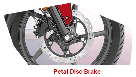 3-Step Adjustable Rear SuspensionThis special edition Activa comes with black chrome highlights, both on the front and on the logo carved on the side panels, projecting the premium essence of the scooter.