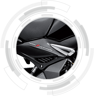 3-Step Adjustable Rear SuspensionThis special edition Activa comes with black chrome highlights, both on the front and on the logo carved on the side panels, projecting the premium essence of the scooter.