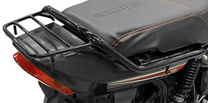 3-Step Adjustable Rear SuspensionThis special edition Activa comes with black chrome highlights, both on the front and on the logo carved on the side panels, projecting the premium essence of the scooter.