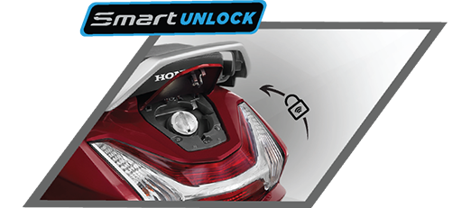 3-Step Adjustable Rear SuspensionThis special edition Activa comes with black chrome highlights, both on the front and on the logo carved on the side panels, projecting the premium essence of the scooter.