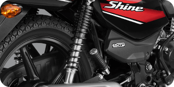 3-Step Adjustable Rear SuspensionThis special edition Activa comes with black chrome highlights, both on the front and on the logo carved on the side panels, projecting the premium essence of the scooter.