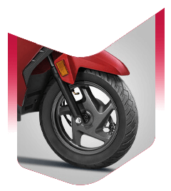 3-Step Adjustable Rear SuspensionThis special edition Activa comes with black chrome highlights, both on the front and on the logo carved on the side panels, projecting the premium essence of the scooter.